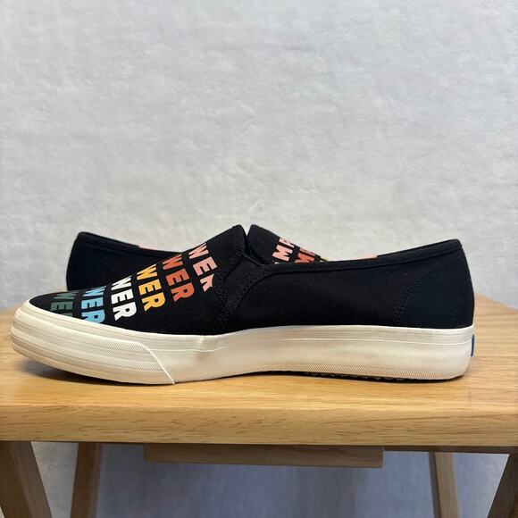 KED'S Double Decker "Empower" Black Slip-On Sneakers Women's Size 9 - Picture 8 of 11
